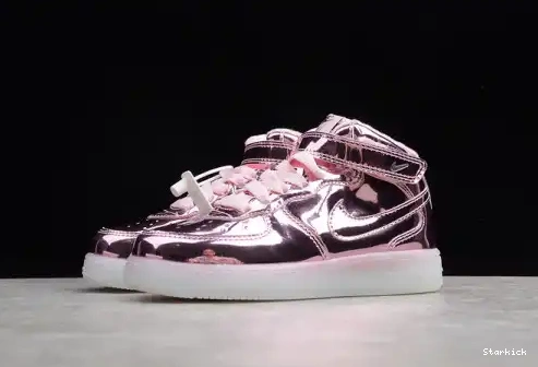 1 Force Rose Air Mid Kids Pink 314197-8300 Nike WB 0604